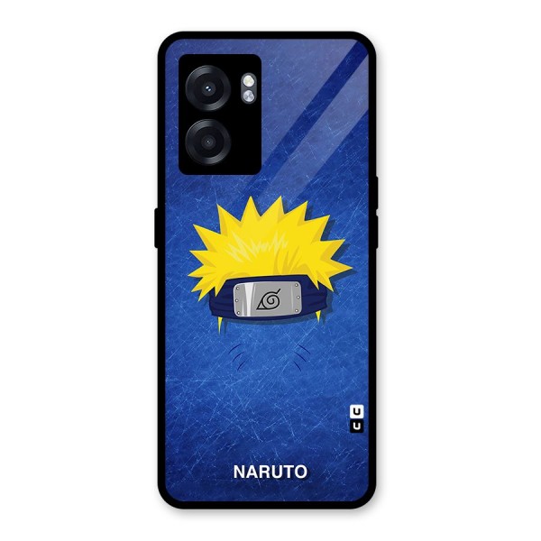 Naruto Headband Minimal Glass Back Case for Oppo K10 (5G)