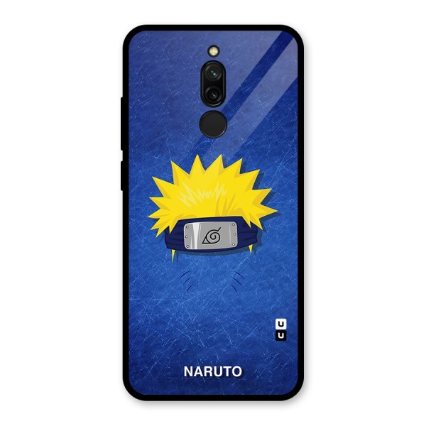 Naruto Headband Minimal Glass Back Case for Redmi 8