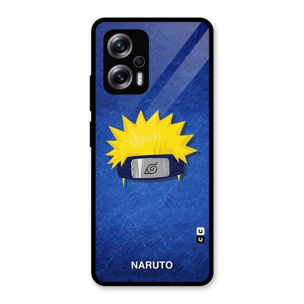 Naruto Headband Minimal Glass Back Case for Redmi K50i