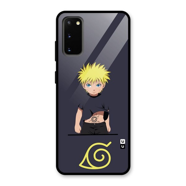 Naruto Kid Glass Back Case for Galaxy S20