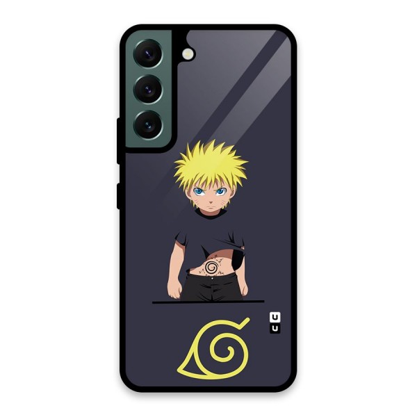 Naruto Kid Glass Back Case for Galaxy S22 5G