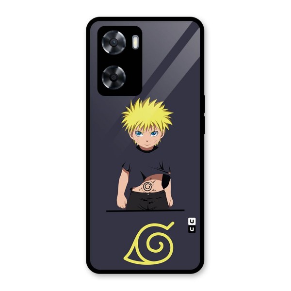 Naruto Kid Glass Back Case for Oppo A57 2022