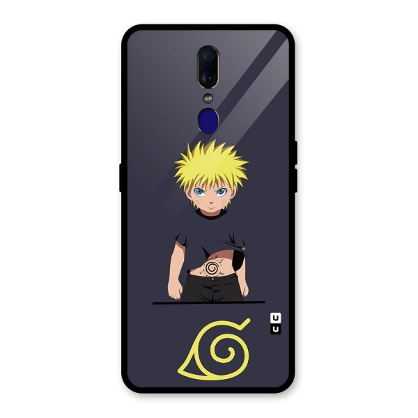 Naruto Kid Glass Back Case for Oppo F11