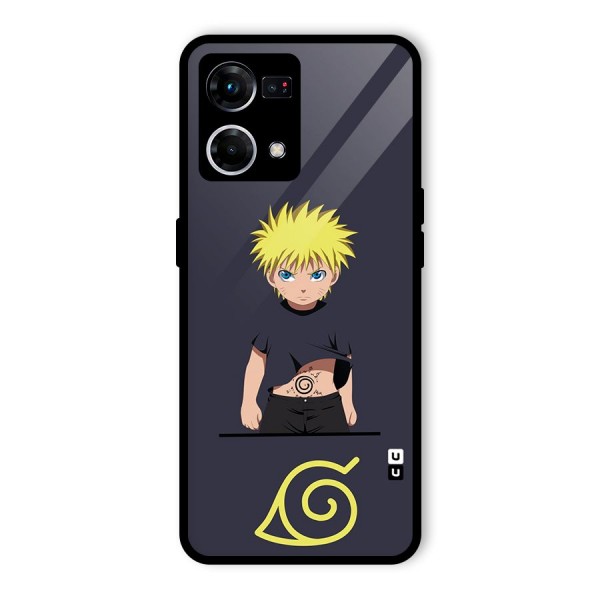 Naruto Kid Glass Back Case for Oppo F21s Pro 4G