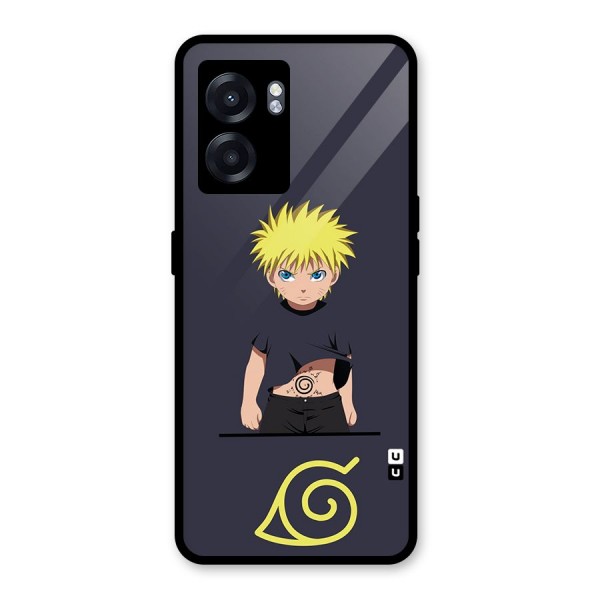 Naruto Kid Glass Back Case for Oppo K10 (5G)