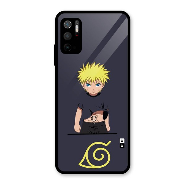 Naruto Kid Glass Back Case for Poco M3 Pro 5G