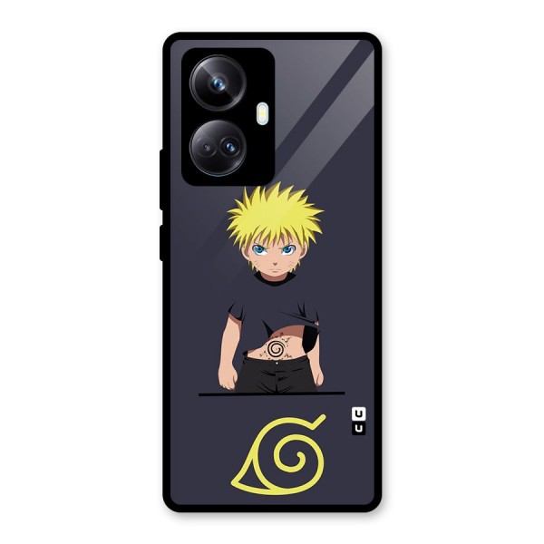 Naruto Kid Glass Back Case for Realme 10 Pro Plus