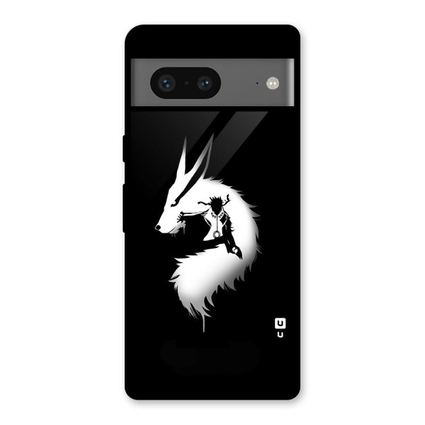 Naruto Kurama Mode Glass Back Case for Google Pixel 7