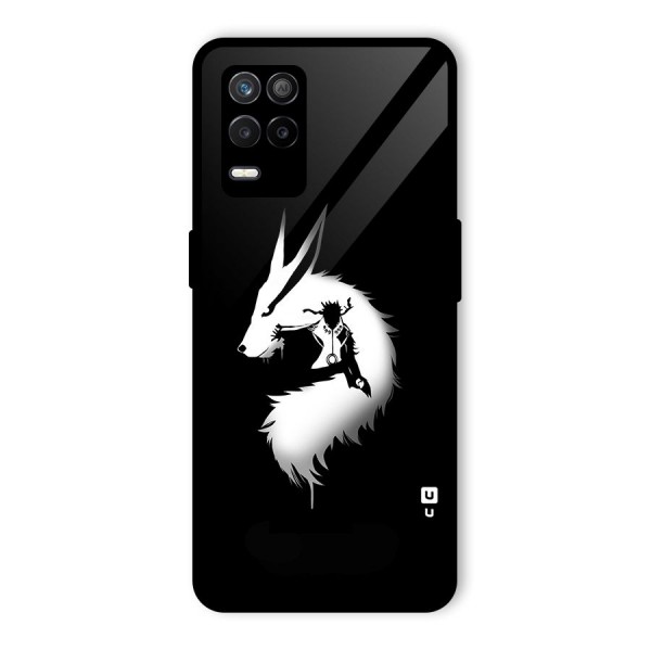 Naruto Kurama Mode Glass Back Case for Realme 8 5G