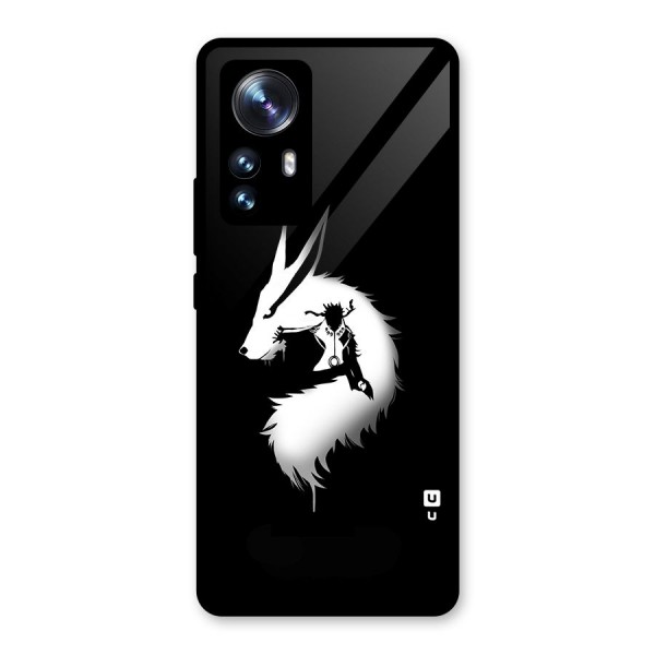 Naruto Kurama Mode Glass Back Case for Xiaomi 12 Pro