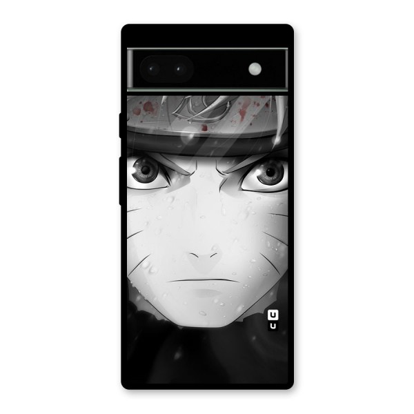 Naruto Monochrome Glass Back Case for Google Pixel 6a