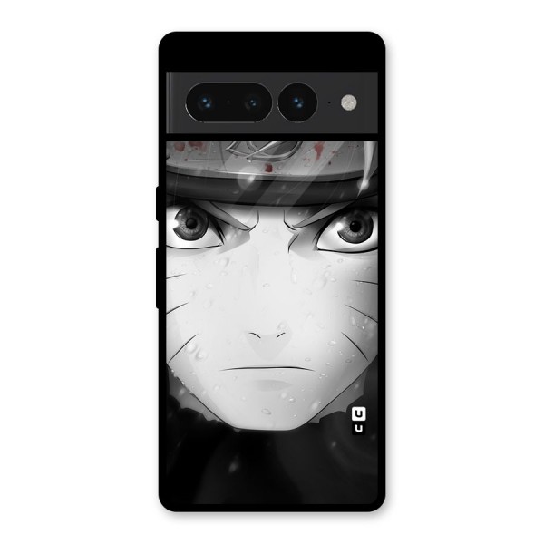 Naruto Monochrome Glass Back Case for Google Pixel 7 Pro