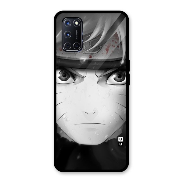 Naruto Monochrome Glass Back Case for Oppo A52