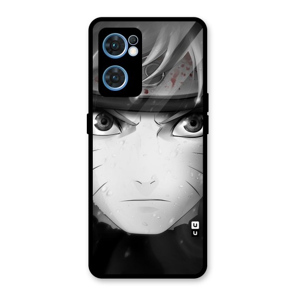 Naruto Monochrome Glass Back Case for Oppo Reno7 5G