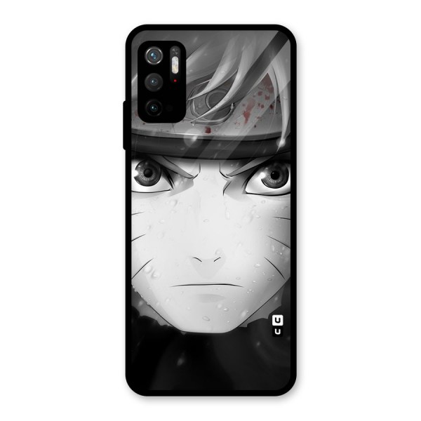 Naruto Monochrome Glass Back Case for Poco M3 Pro 5G