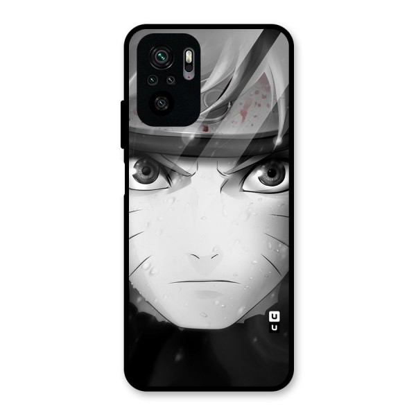 Naruto Monochrome Glass Back Case for Redmi Note 11 SE