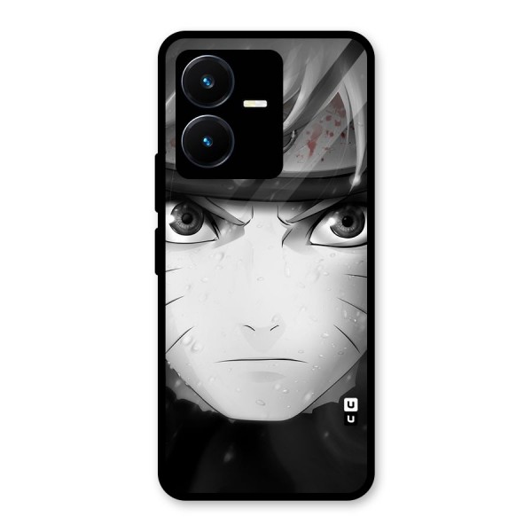 Naruto Monochrome Glass Back Case for Vivo Y22