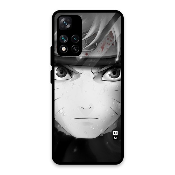 Naruto Monochrome Glass Back Case for Xiaomi 11i HyperCharge 5G