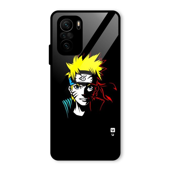 Naruto Pen Sketch Art Glass Back Case for Mi 11x