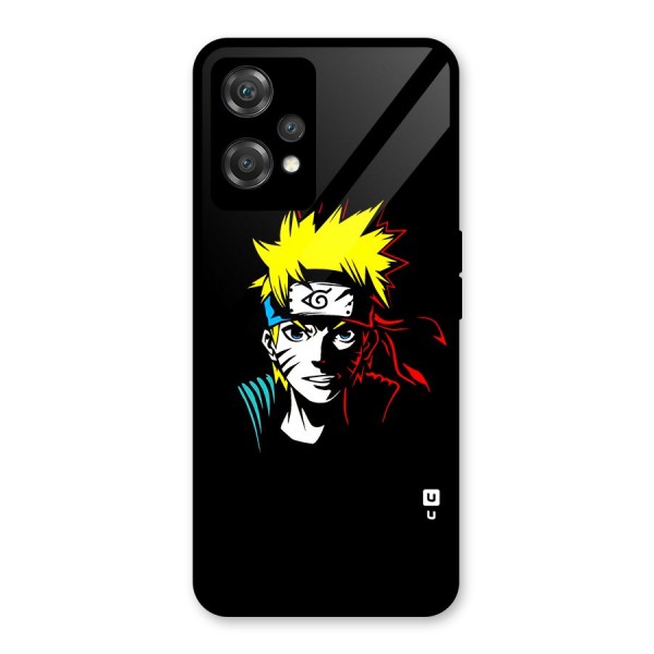 Naruto Pen Sketch Art Glass Back Case for OnePlus Nord CE 2 Lite 5G