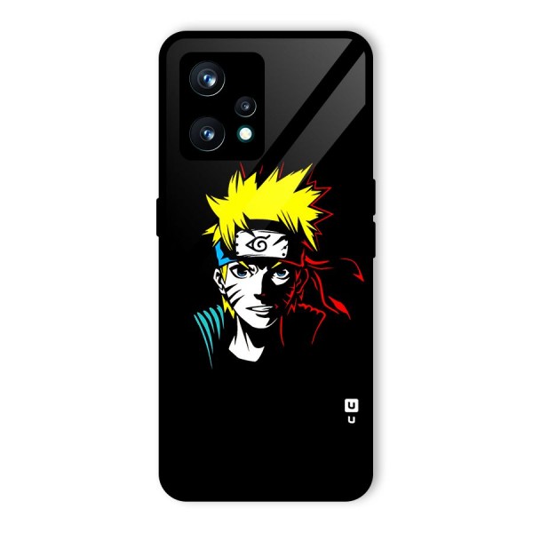 Naruto Pen Sketch Art Glass Back Case for Realme 9