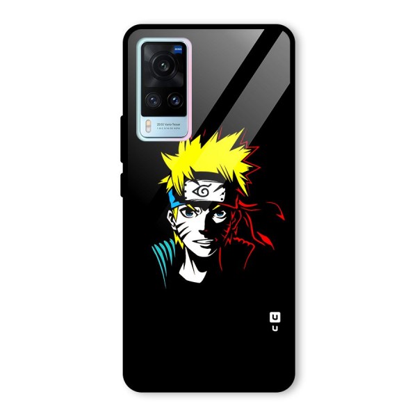 Naruto Pen Sketch Art Glass Back Case for Vivo X60