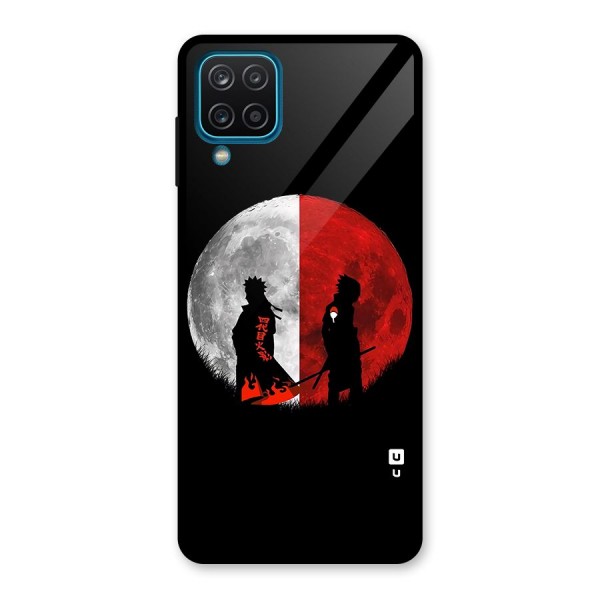 Naruto Shadow Hokage Moon Glass Back Case for Galaxy A12