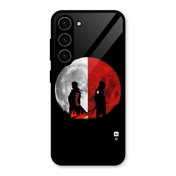 Naruto Shadow Hokage Moon Glass Back Case for Galaxy S23