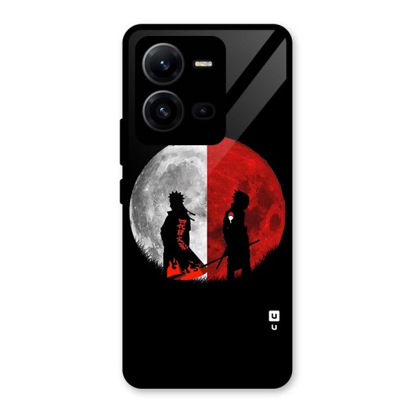 Naruto Shadow Hokage Moon Glass Back Case for Vivo V25