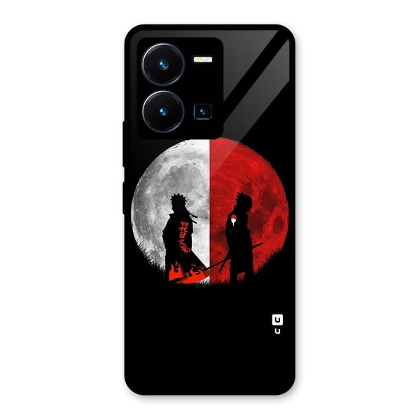 Naruto Shadow Hokage Moon Glass Back Case for Vivo Y35