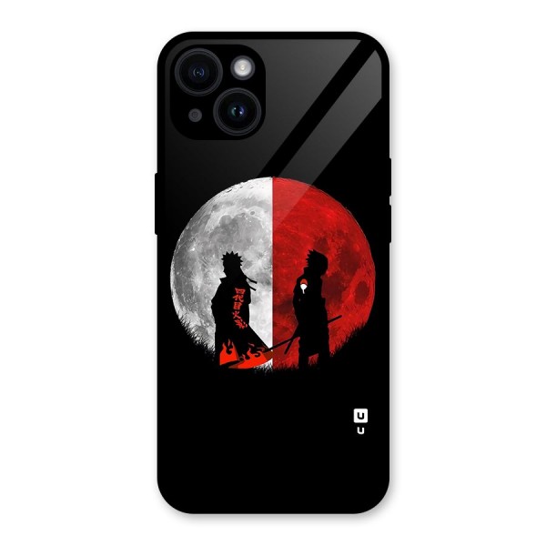 Naruto Shadow Hokage Moon Glass Back Case for iPhone 14