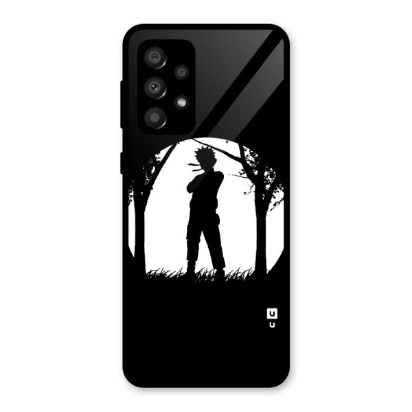 Naruto Silhouette Glass Back Case for Galaxy A32