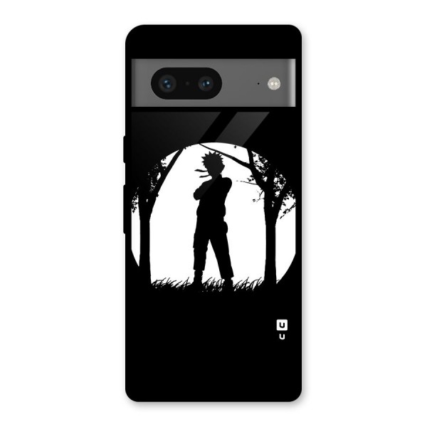 Naruto Silhouette Glass Back Case for Google Pixel 7