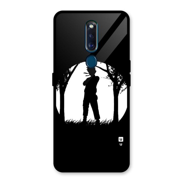 Naruto Silhouette Glass Back Case for Oppo F11 Pro