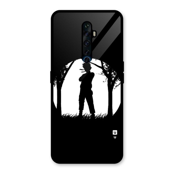 Naruto Silhouette Glass Back Case for Oppo Reno2 Z