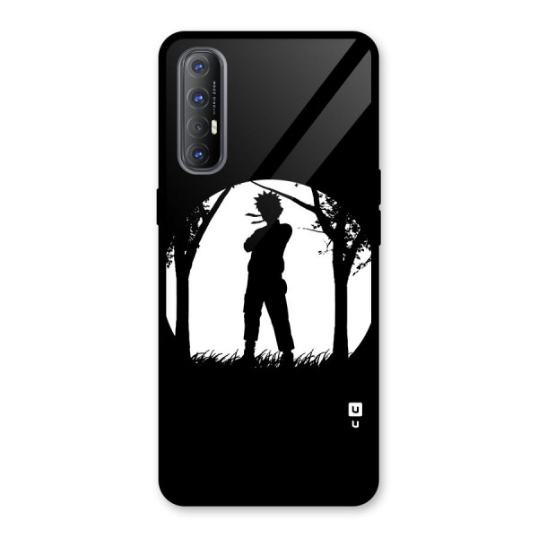 Naruto Silhouette Glass Back Case for Oppo Reno3 Pro