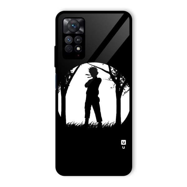 Naruto Silhouette Glass Back Case for Redmi Note 11 Pro