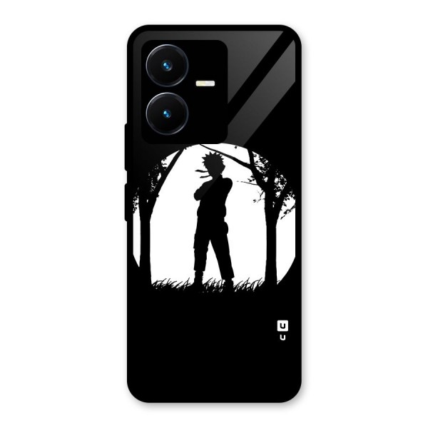 Naruto Silhouette Glass Back Case for Vivo Y22