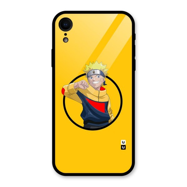 Naruto Sports Art Glass Back Case for XR