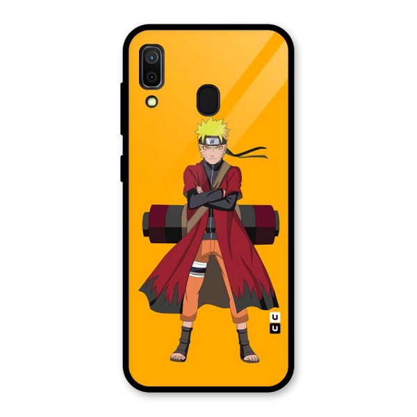 Naruto Uzumaki Art Glass Back Case for Galaxy A30