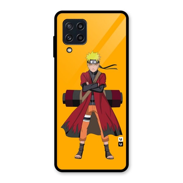 Naruto Uzumaki Art Glass Back Case for Galaxy M32