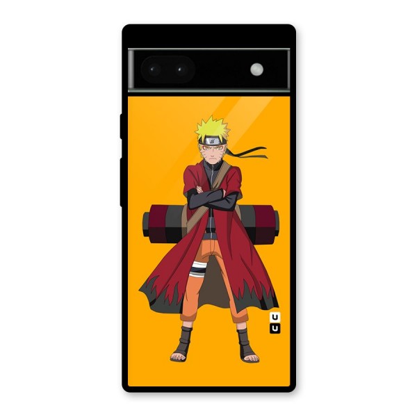Naruto Uzumaki Art Glass Back Case for Google Pixel 6a