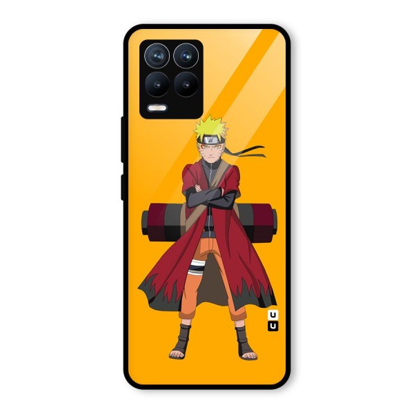 Naruto Uzumaki Art Glass Back Case for Realme 8 Pro