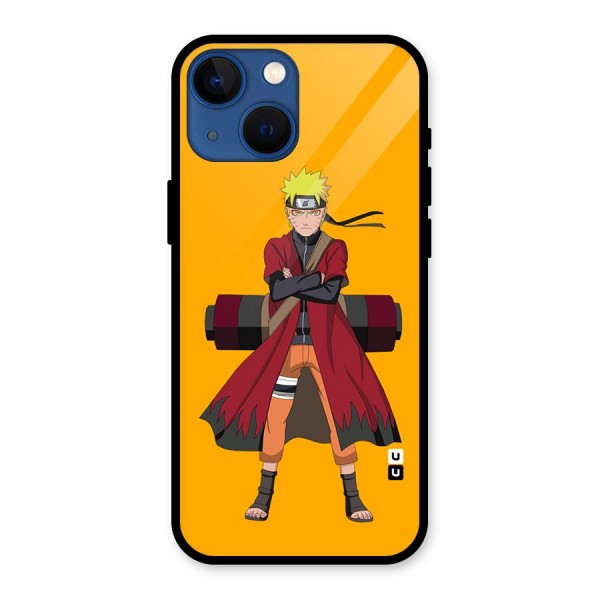 Naruto Uzumaki Art Glass Back Case for iPhone 13 Mini