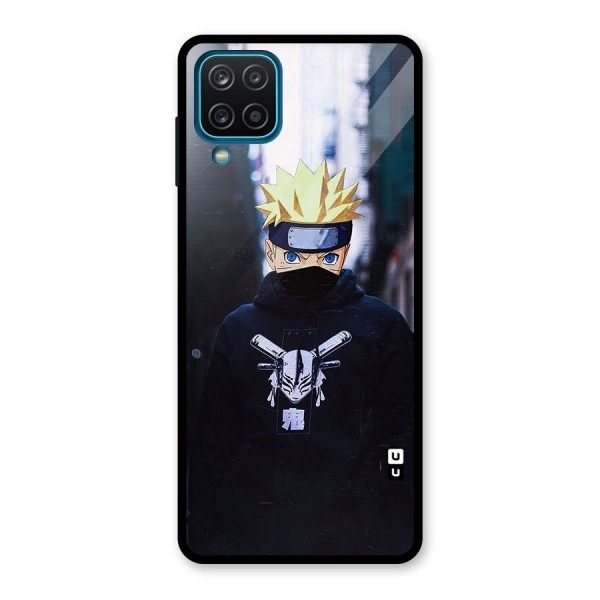 Naruto Uzumaki Cool Anime Glass Back Case for Galaxy A12