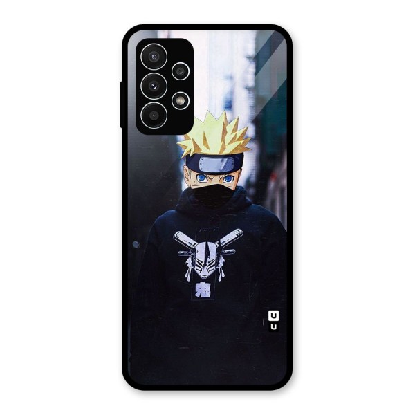 Naruto Uzumaki Cool Anime Glass Back Case for Galaxy A23