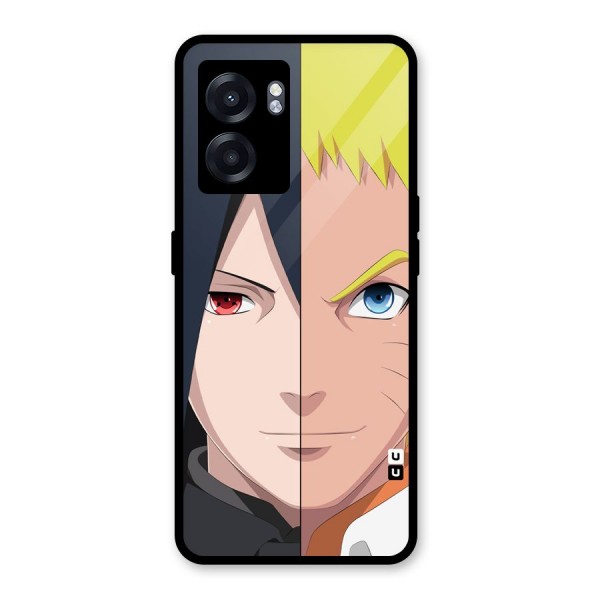 Naruto and Sasuke Glass Back Case for Oppo K10 (5G)