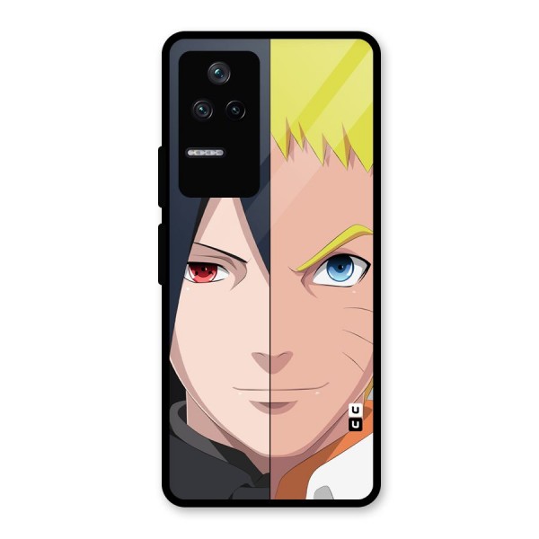 Naruto and Sasuke Glass Back Case for Poco F4 5G