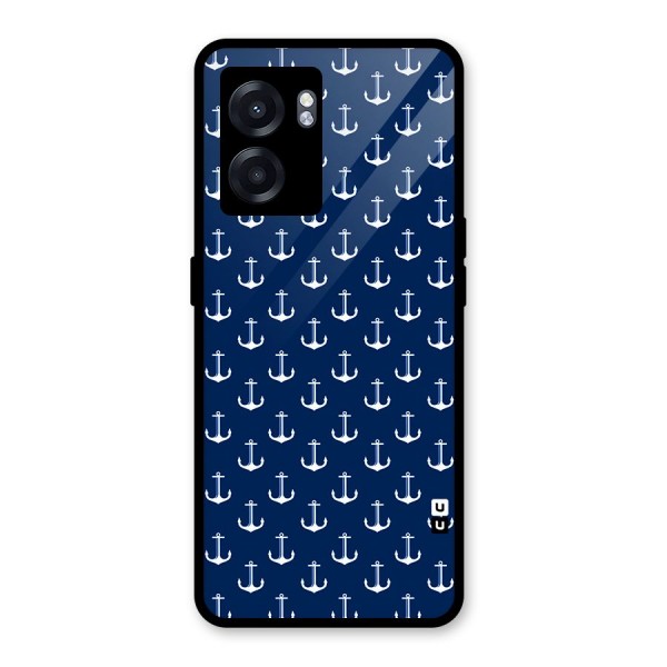 Nautical Pattern Glass Back Case for Oppo K10 (5G)