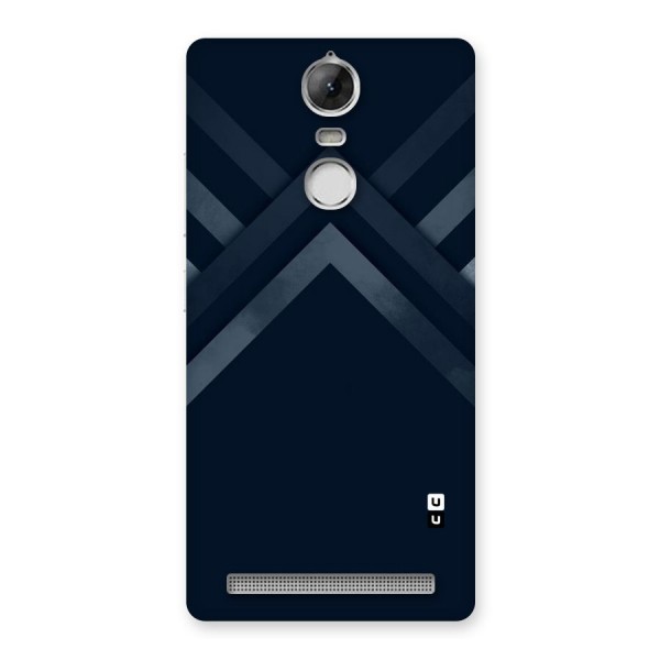 Navy Blue Arrow Back Case for Vibe K5 Note